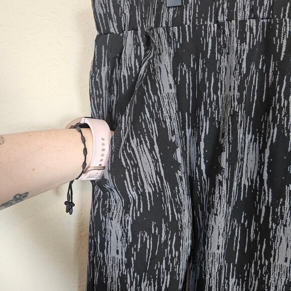 Bloomchic Pull On Pants Black Gray Plus Size 22 24 Neutral Casual Office - Picture 5 of 8